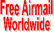 Free Airmail
Worldwide